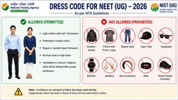 NEET UG 2026 Dress Code: NTA Releases Guidelines Ahead Of May 3 Exam