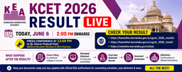 KCET 2026 ಫಲಿತಾಂಶ ಇಂದು ಮಧ್ಯಾಹ್ನ 2 ಗಂಟೆಗೆ: ಅಂಕಗಳು ಪ್ರಕಟ, ನೇರ ಲಿಂಕ್ ಹಾಗೂ ಸಂಪೂರ್ಣ ಮಾಹಿತಿ ಇಲ್ಲಿದೆ